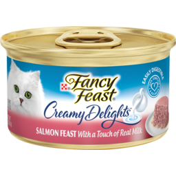 Photo of Fancy Feast Adult Creamy Delights Salmon Feast Wet Cat Food 85g