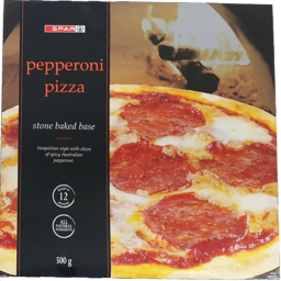 Photo of SPAR Frozen Pizza Pepperoni 500gm