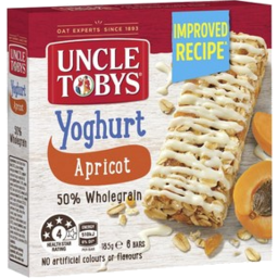 Photo of Uncle Tobys Chewy Apricot 6 Muesli Bars 185g