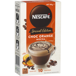 Photo of Nescafe Beverage Chocolate Orange Mocha 10x18g 