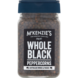 Photo of Mckenzies Whole Black Peppercorns Shake & Pour