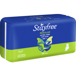 Photo of Stayfree Ultra Thin Regular Pads With Wings 24 Pack