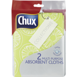 Photo of Chux Collections Multi Purpose Absorbent Cloth 2pk