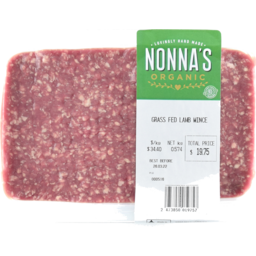Photo of Nonna's Organic Lamb Mince 