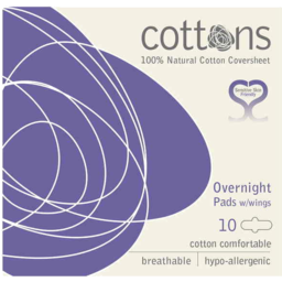 Photo of Cottons Heavy Overnight Pads With Wings