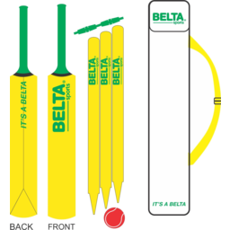 Photo of Cricket Set PVC Yellow Size 3