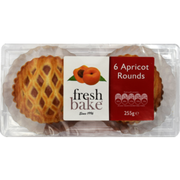 Photo of Freshbake Apricot Lattice Rounds 6pk