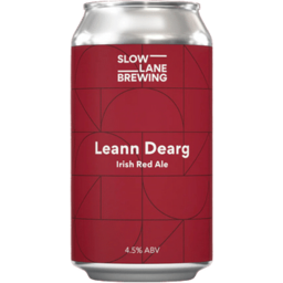 Photo of Slow Lane Leann Dearg Irish Red Ale Can