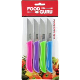 Photo of Food Guru Paring Knife 4 Pack