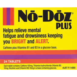 Photo of No Doz Plus Tablets 24 Pack