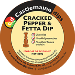 Photo of Castlemaine Dip Cracked Pepper & Feta