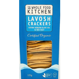 Photo of The Whole Food Kitchen Sea Salt Lavosh Crackers 