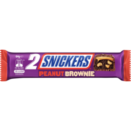 Photo of Snickers Snickers Peanut Brownie Bar 2 Pack 64g