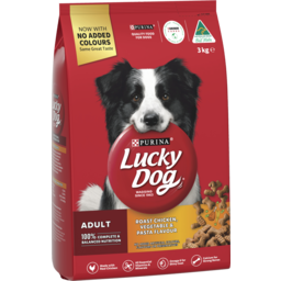 Photo of Purina Lucky Dog Adult Chicken, Vegetable And Pasta Flavour 3kg
