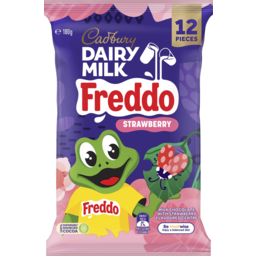 Photo of Cadbury Dairy Milk Chocolate Strawberry Freddo Share Pack 180g 12pk