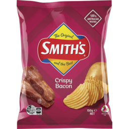 Photo of Smiths Crinkle Crisp Bacon 150gm