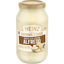 Photo of Heinz Seriously Good Pasta Sauce Stir-Through Creamy Alfredo