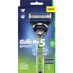 Photo of Gillette 5 Sport Razor 1 Handle + 2 Cartridges, Shave Care