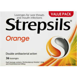 Photo of Strepsils Orange Lozenges 36 Pack