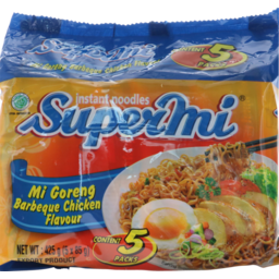 Photo of Supermi Noodles Mi Goreng BBQ Chicken 5 Pack