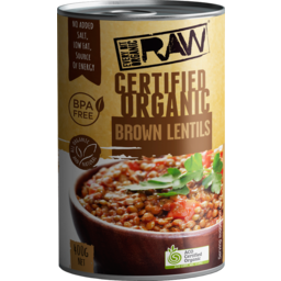 Photo of Raw Org Brown Lentils 400g