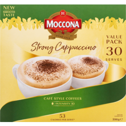 Photo of Moccona Strong Cappucino Cafe Style Coffee Sachets 30 Pack