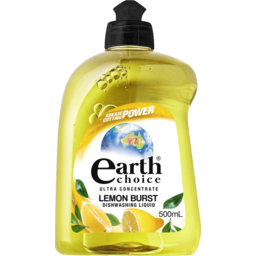 Photo of Earth Choice Lemon Burst Ultra Concentrate Dishwashing Concentrate 500ml