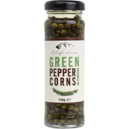 Photo of Chef Choice Grn Peppercorns In Vin 110g