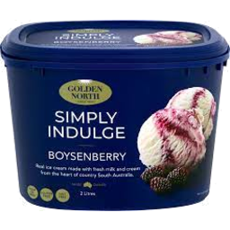 Photo of Golden North Ice Cream Boysenberry
