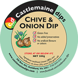 Photo of Castlemaine Dips Chive & Onion 200gm