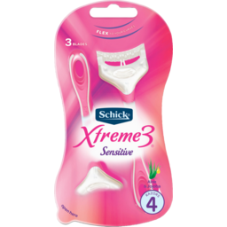 Photo of Schick Xtreme 3 Womens Sensitive Disposable Razor 4 Pack