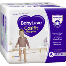 Photo of Babylove Cosifit Nappies Walker 12-17kg 17pk