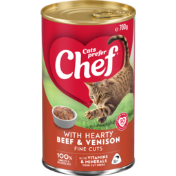 Photo of Chef Cat Food Can Beef & Venison
