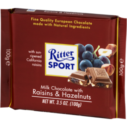 Photo of Ritter Chocolate Raisin Hazelnut 100g