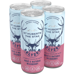 Photo of St Huberts The Stag Rose Seltzer Can