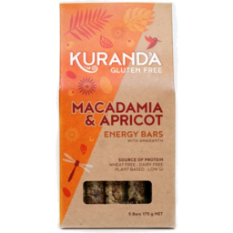 Photo of KURANDA WHOLEFOODS Kuranda Macadamia Apricot 5bars