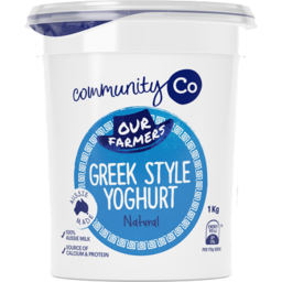 Photo of Comm Co Yoghurt Greek Style 1kg