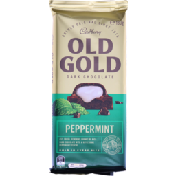 Photo of Cadbury Old Gold Dark Chocolate Peppermint Block