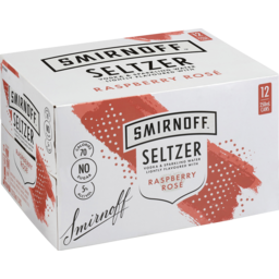 Photo of Smirnoff Seltzer Rose Cans
