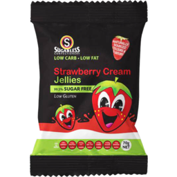 Photo of Sugarless Strawb Cream Jellies 70gm
