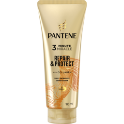 Photo of Pantene Pro-V Pantene 3 Minute Miracle, Daily Intensive Conditioner, Repair & Protect With Collagen 180 Ml 180ml