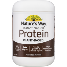 Photo of Natures Way Instant Natural Protein Powder Chocolate 375g