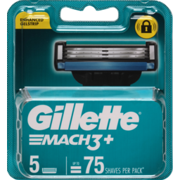Photo of Gillette Mach3+ Replacement Cartridges 5 Count 
