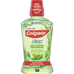 Photo of Colgate Plax Fresh Tea Alcohol Free Mouthwash 500ml