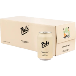 Photo of Pals Vodka, Pink Guava, Lime & Soda 10x330ml Cans