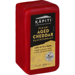 Photo of Kapiti Pakari Blackcurrant Cheddar Cheese Each x 170g