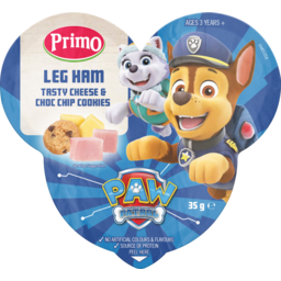 Photo of Primo Paw Patrol Leg Ham Tasty Cheese & Choc Chip Cookies