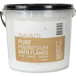 Photo of Salts & Co Magnesium Flakes Bath Salts Pail 1.5kg