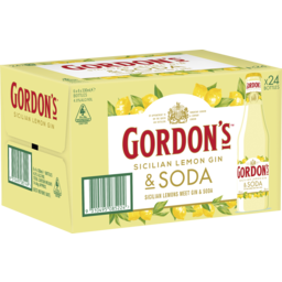 Photo of Gordon's Sicilian Lemon Gin 330ml