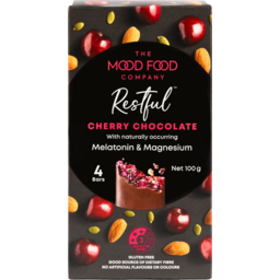 Photo of The Mood Food Company Cherry Chocolate Restful Bars 4 Pack